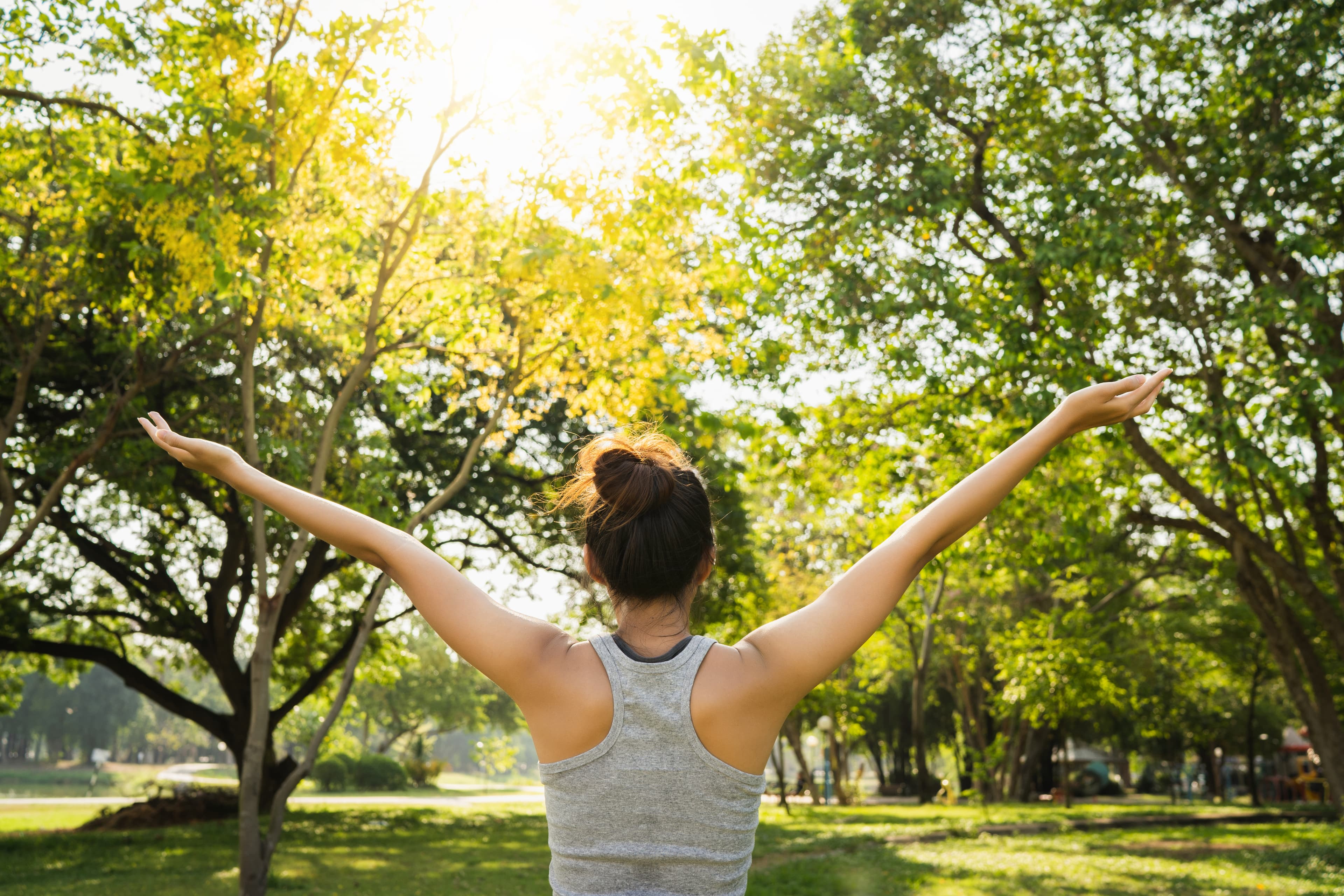 Yoga outdoors